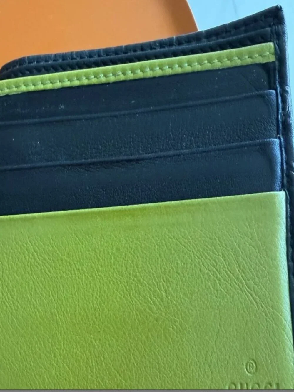 Gucci Micro Guccissima Leather Bi Fold Wallet